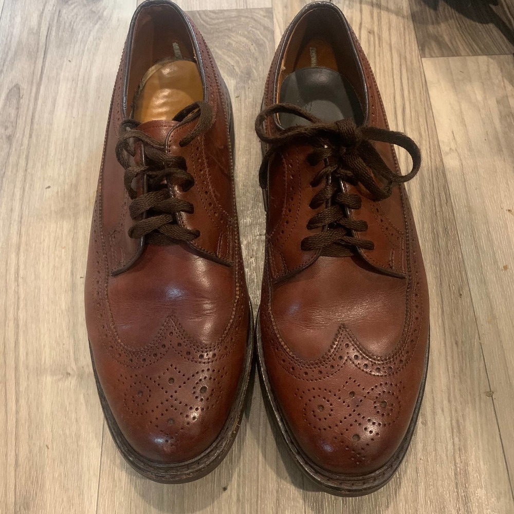 Sebago Menโsโ 9.5 Brown Wingtip Oxford Lug Sole